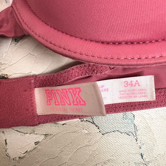PINK by Victoria Secret: Padded Bra in Pink size 34A. - Picture 3 of 3